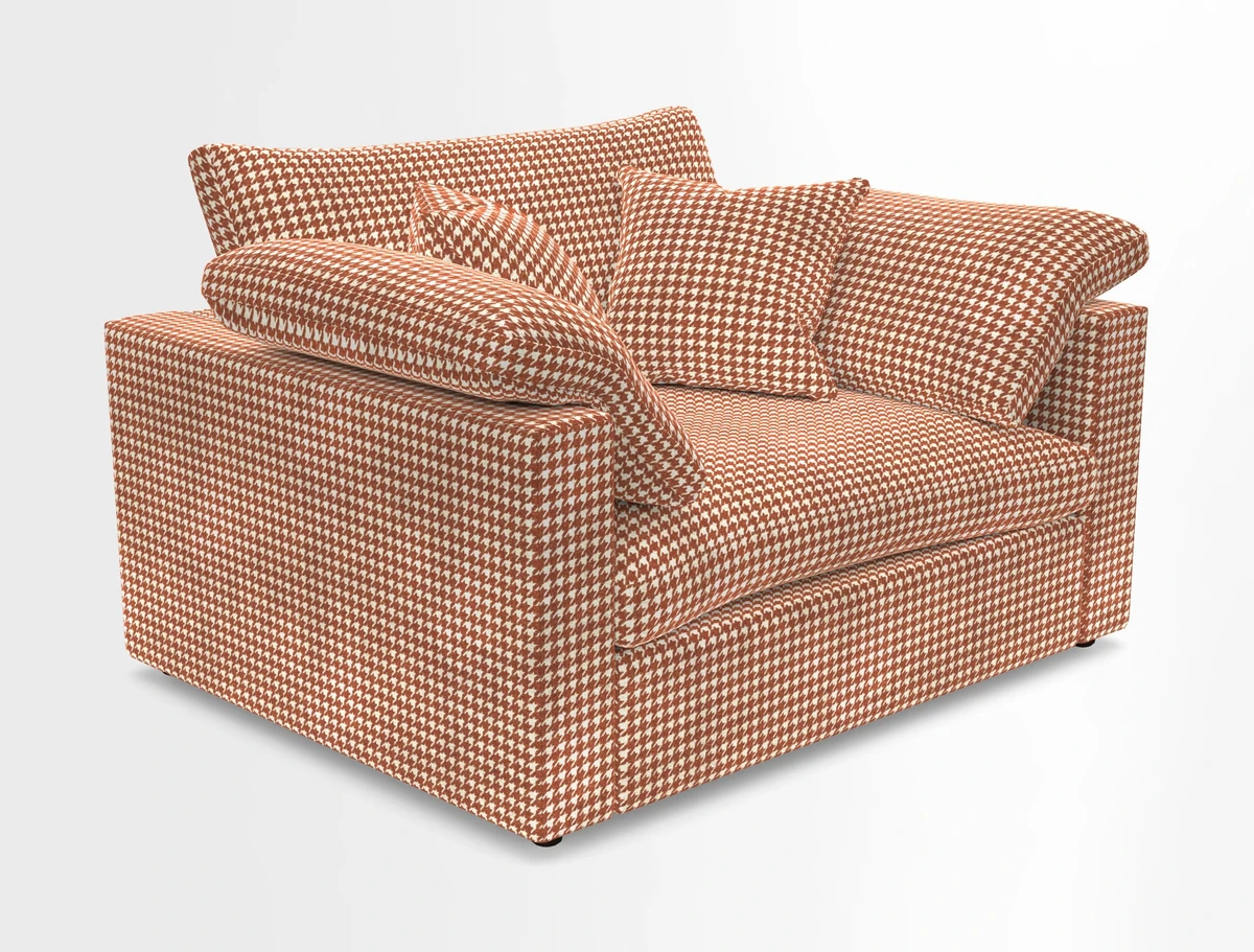 Big Softie Straight Arm Snuggler in Two Tone Plain Biscuit