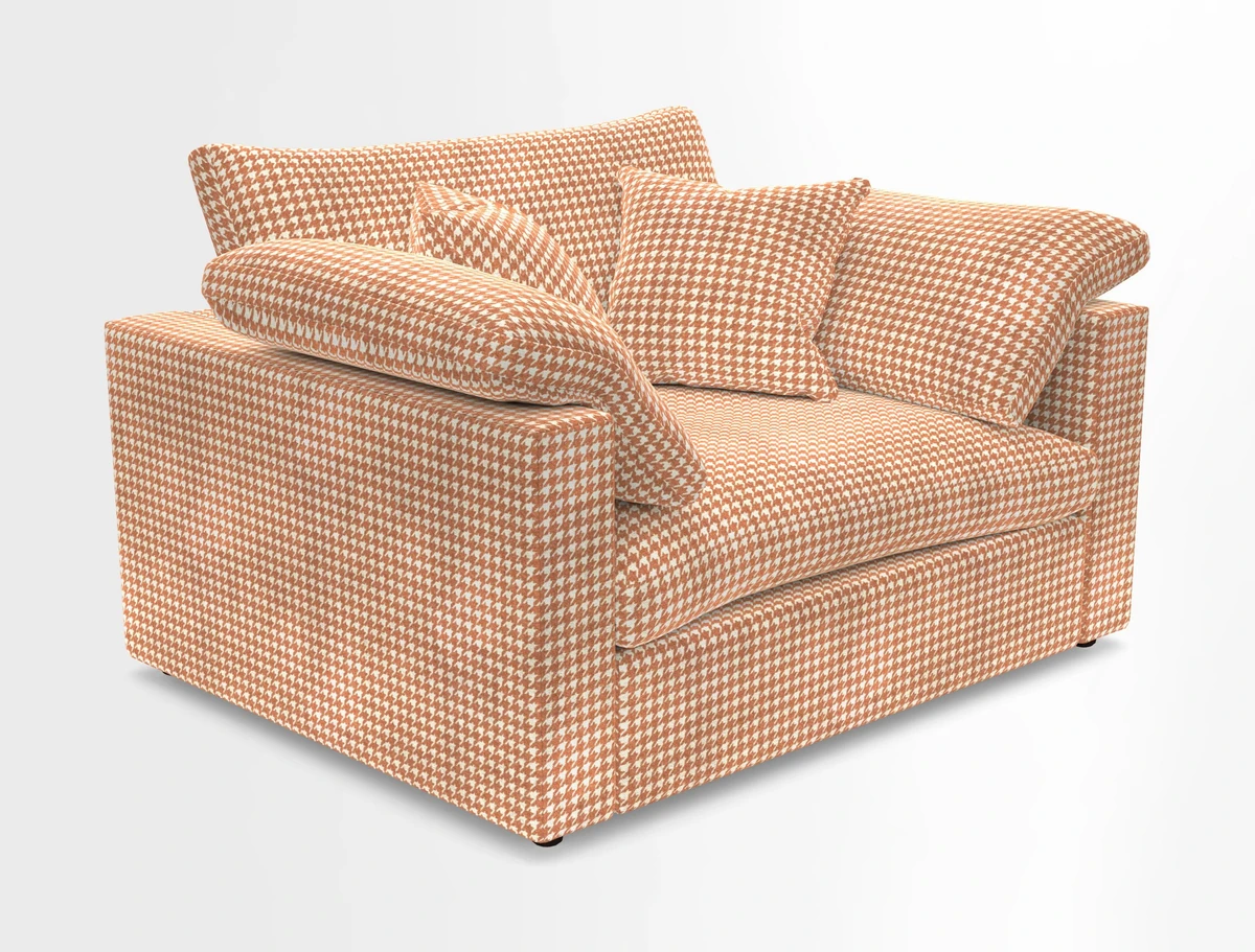 Big Softie Straight Arm Snuggler in Two Tone Plain Biscuit