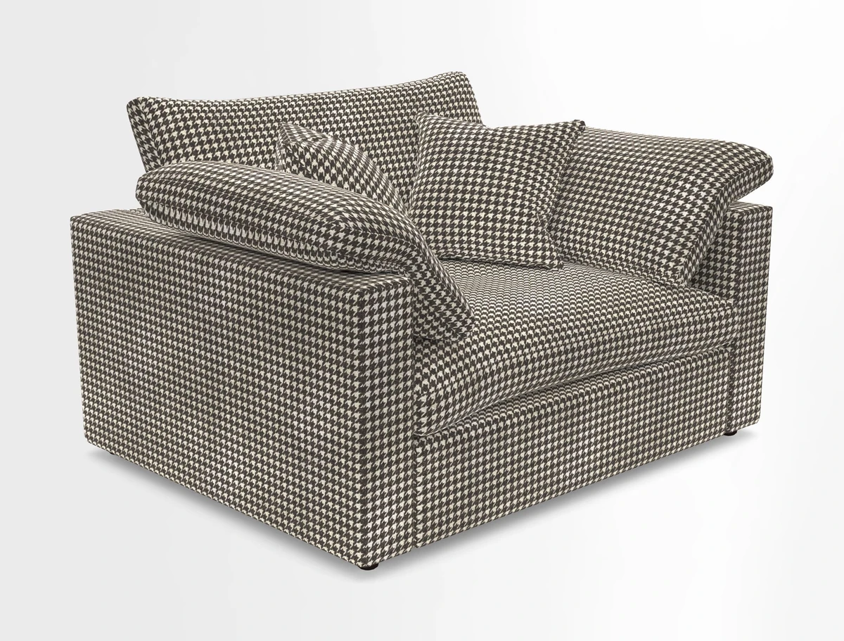 Big Softie Straight Arm Snuggler in Two Tone Plain Biscuit