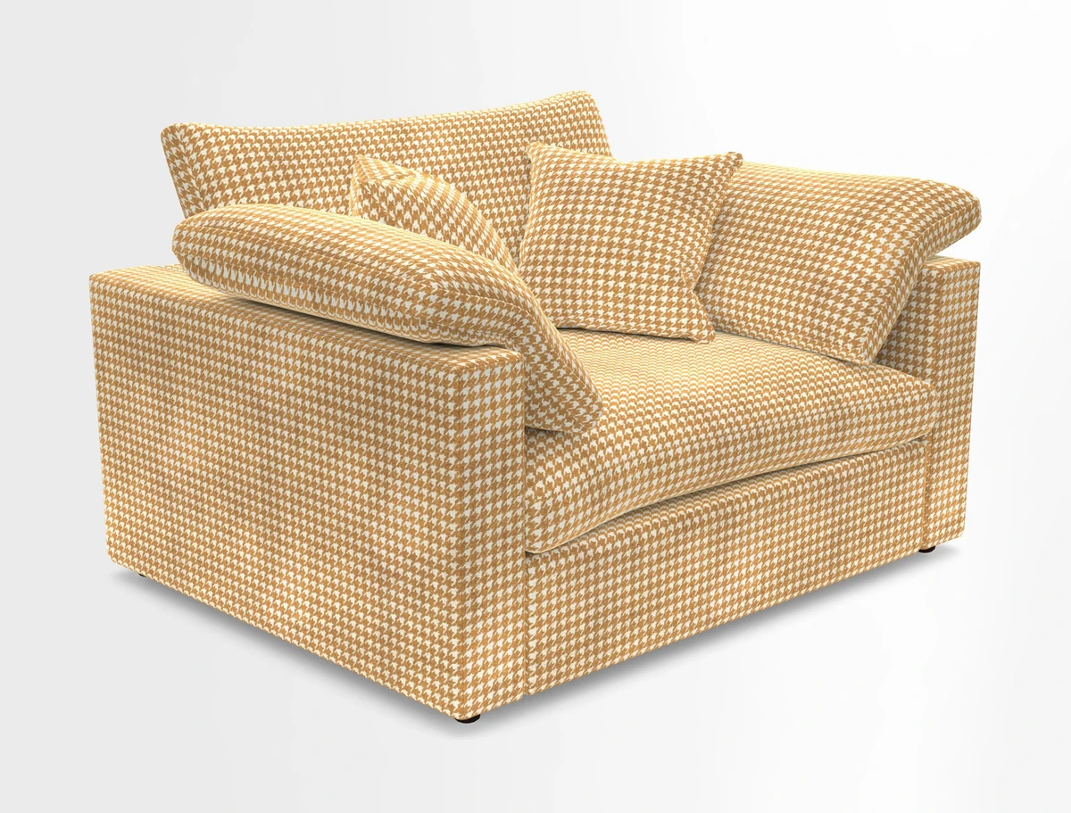 Big Softie Straight Arm Snuggler in Two Tone Plain Biscuit
