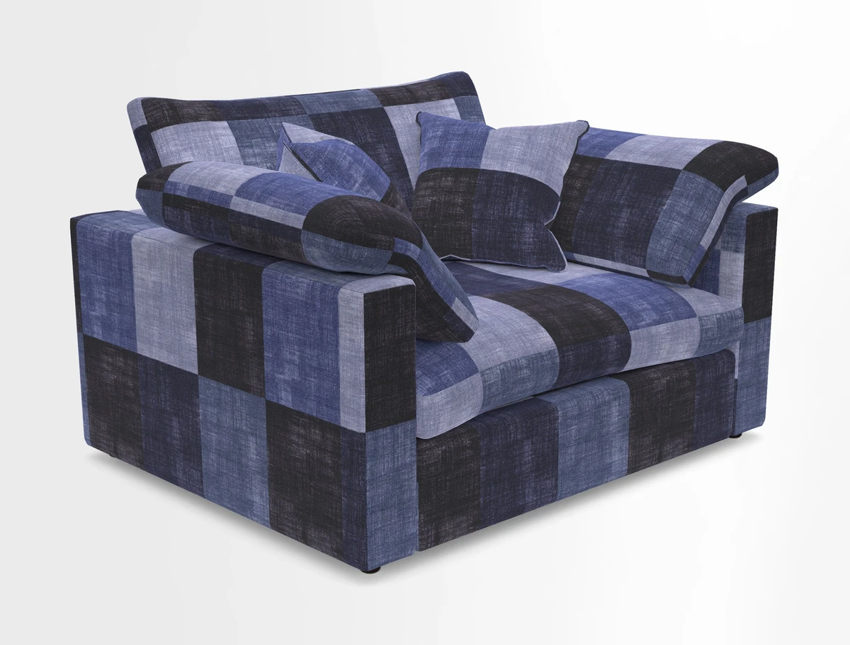 Big Softie Straight Arm Snuggler in Two Tone Plain Biscuit