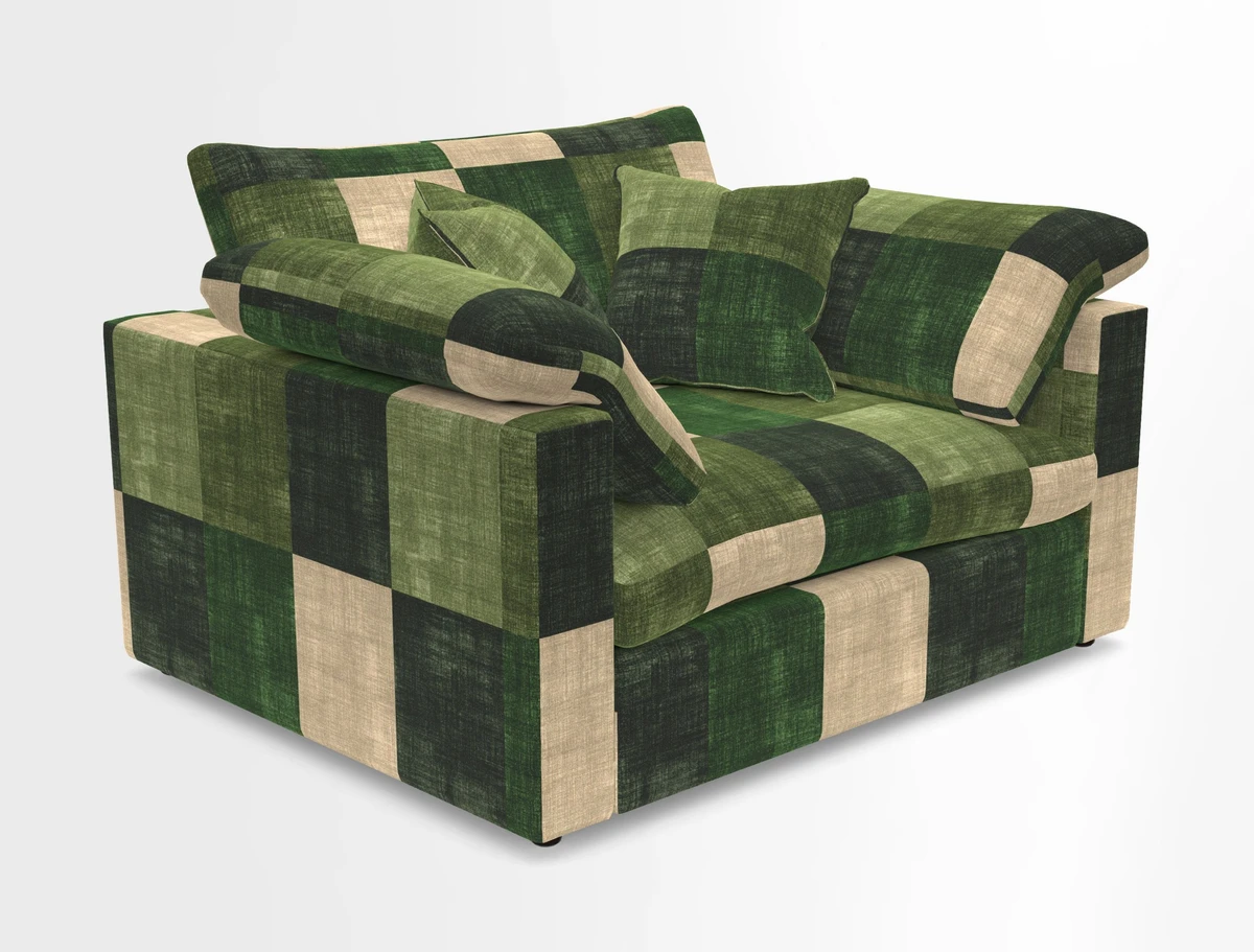 Big Softie Straight Arm Snuggler in Two Tone Plain Biscuit