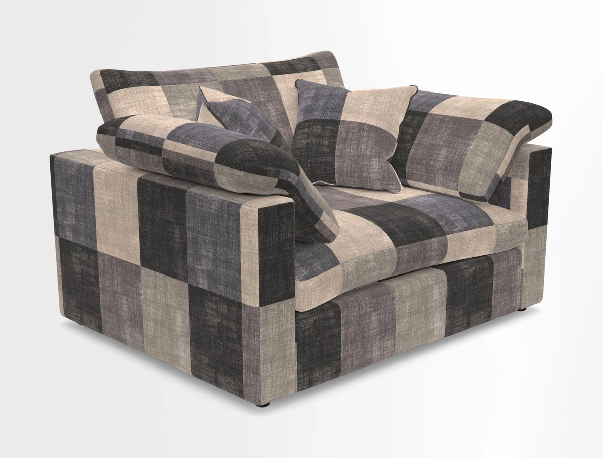 Big Softie Straight Arm Snuggler in Two Tone Plain Biscuit