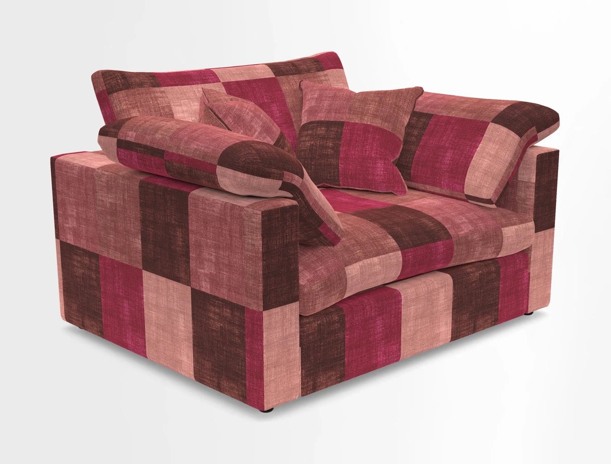 Big Softie Straight Arm Snuggler in Two Tone Plain Biscuit