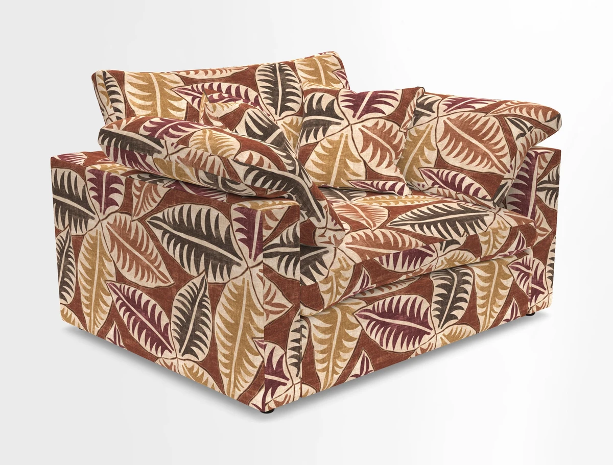 Big Softie Straight Arm Snuggler in Two Tone Plain Biscuit