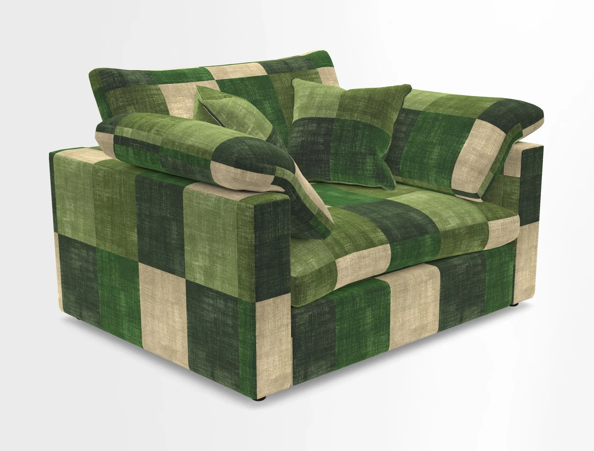 Big Softie Straight Arm Snuggler in Two Tone Plain Biscuit