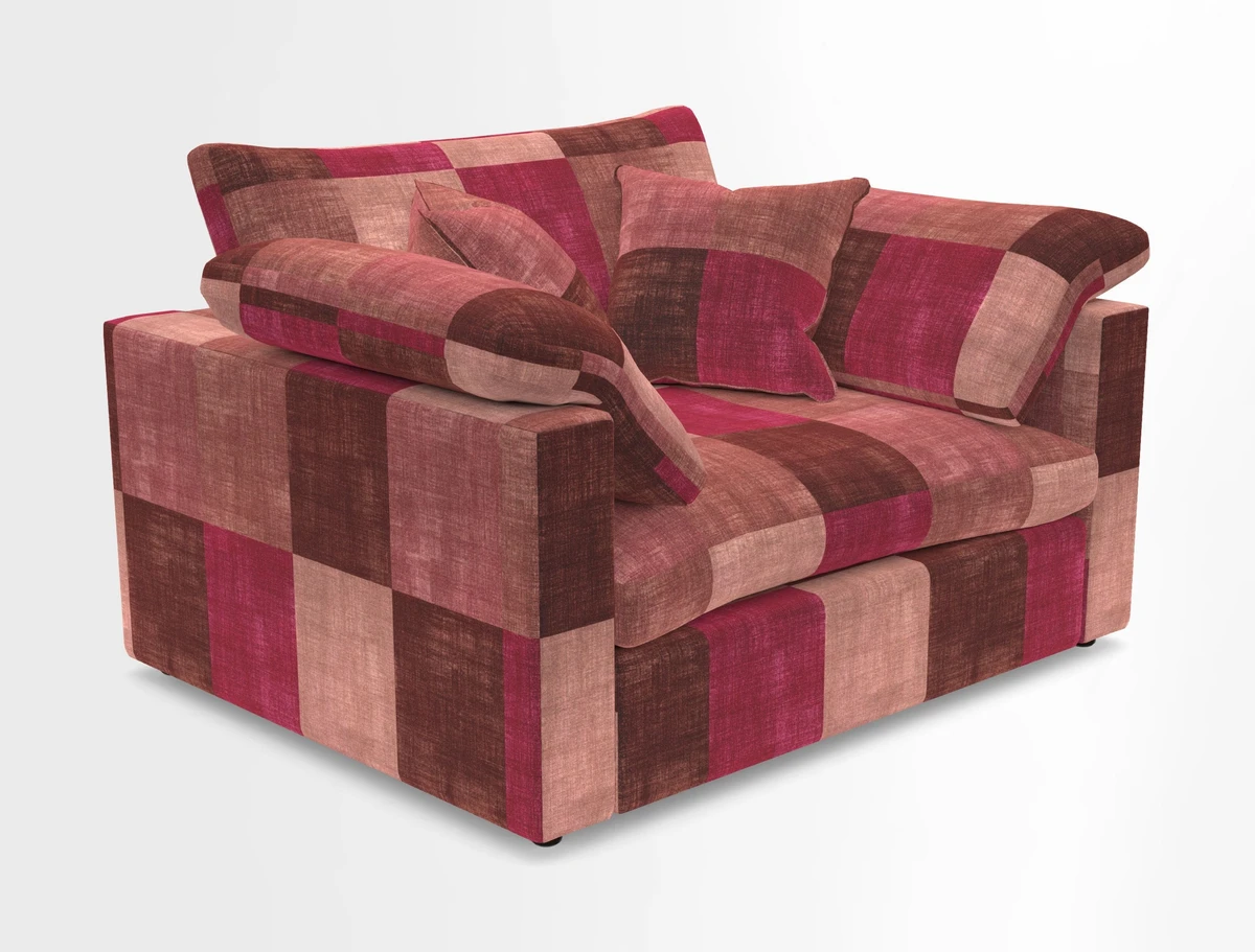 Big Softie Straight Arm Snuggler in Two Tone Plain Biscuit