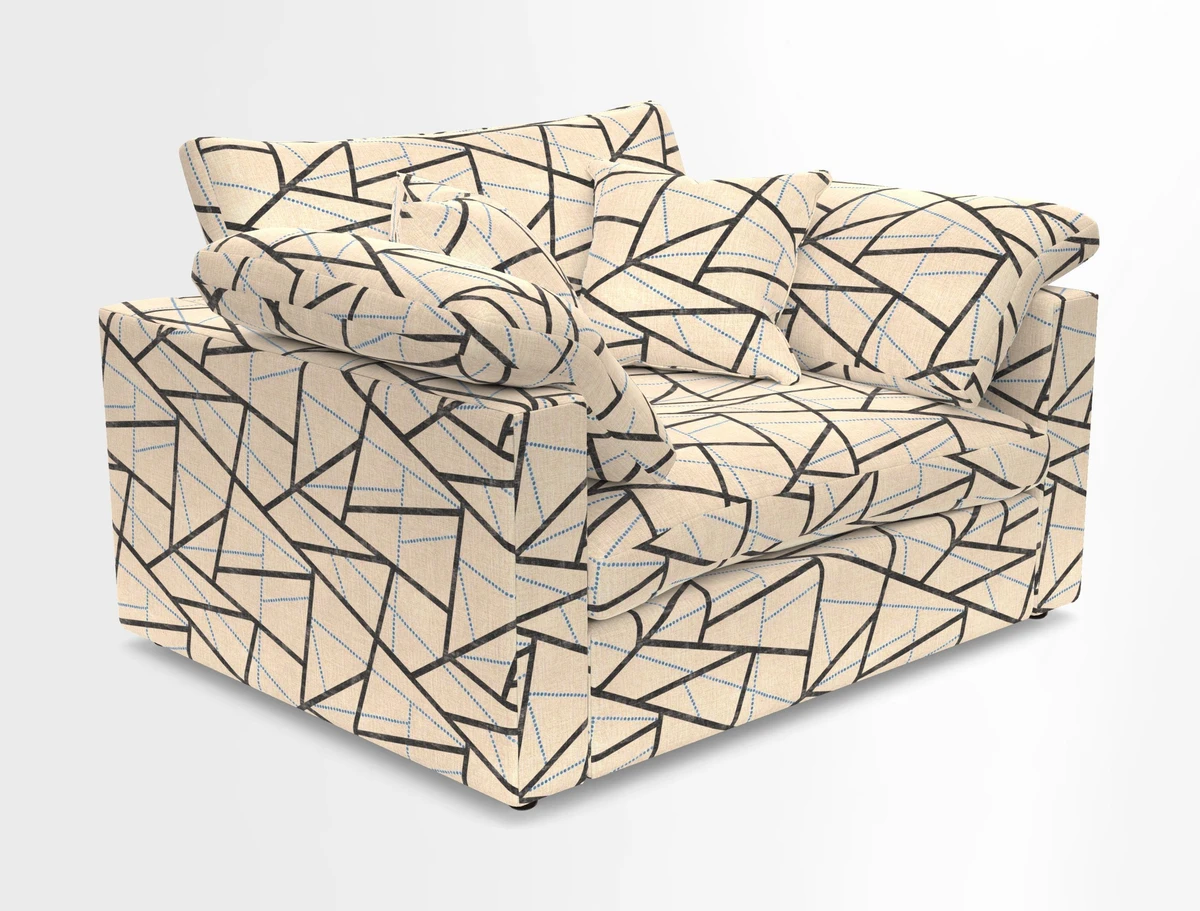 Big Softie Straight Arm Snuggler in Two Tone Plain Biscuit