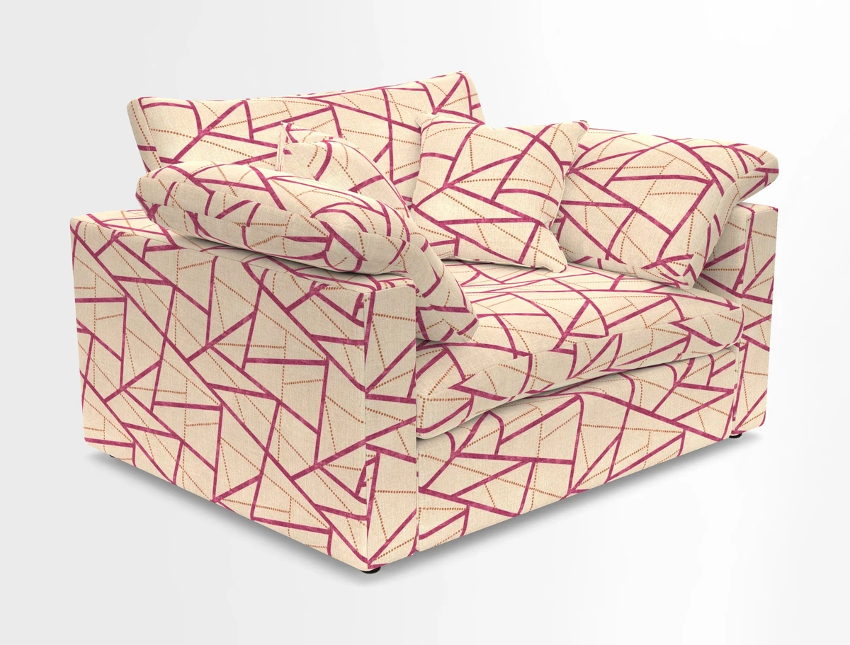 Big Softie Straight Arm Snuggler in Two Tone Plain Biscuit