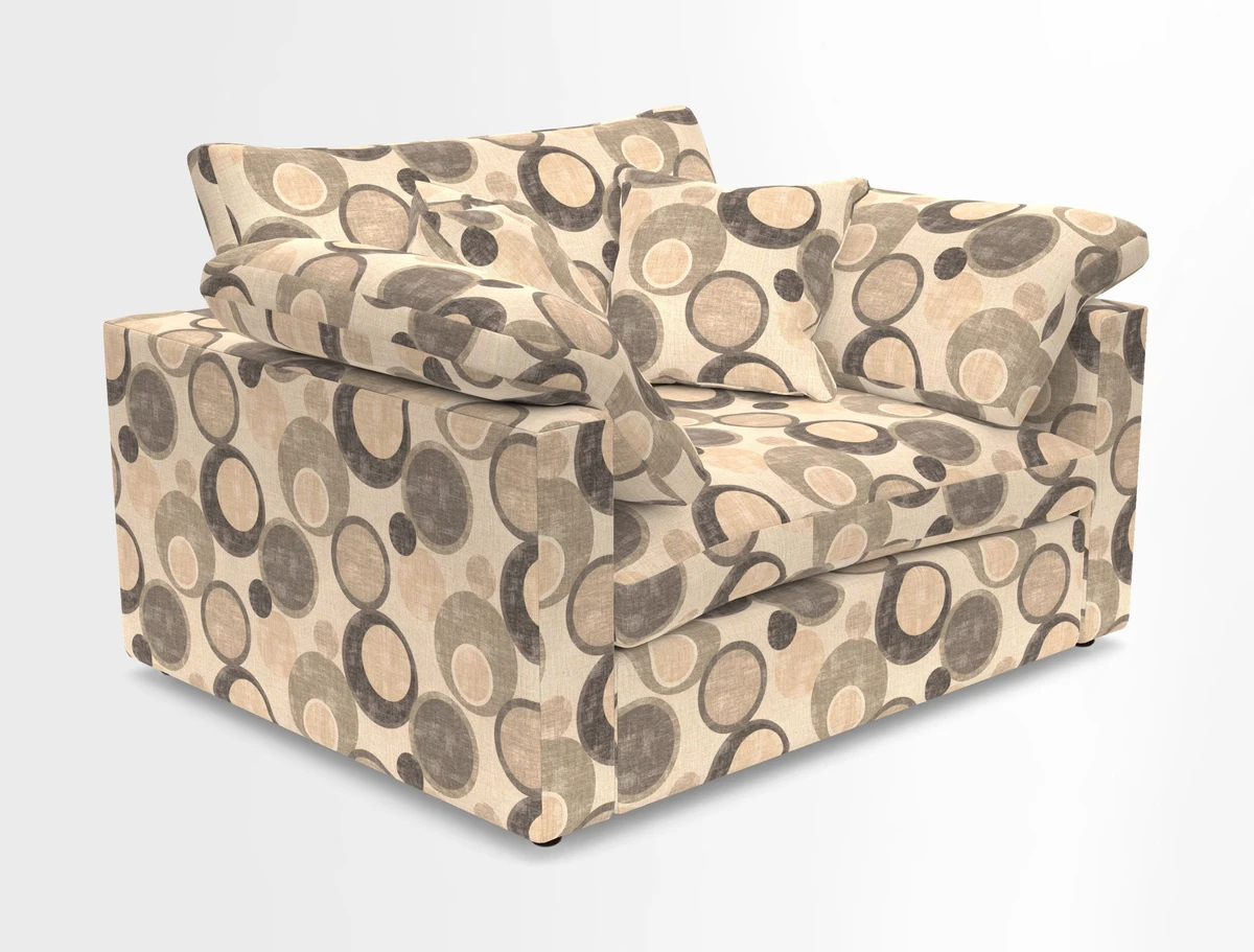 Big Softie Straight Arm Snuggler in Two Tone Plain Biscuit