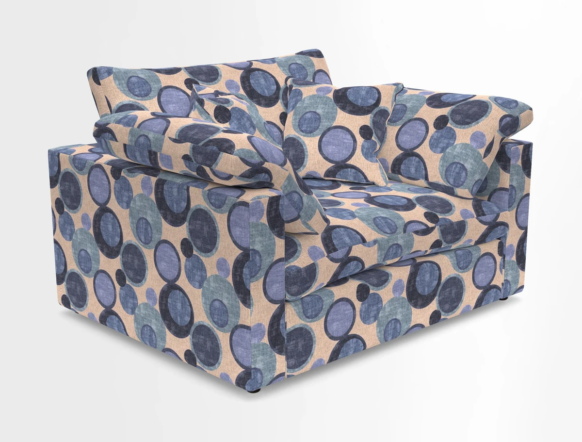 Big Softie Straight Arm Snuggler in Two Tone Plain Biscuit