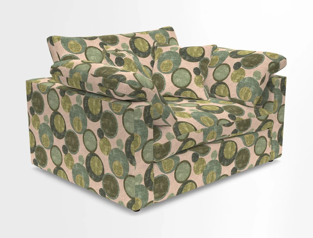Big Softie Straight Arm Snuggler in Two Tone Plain Biscuit