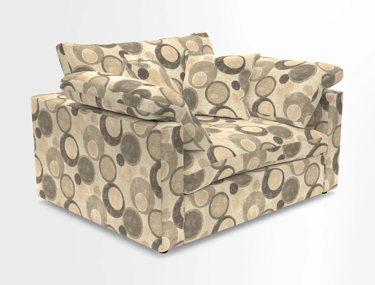 Big Softie Straight Arm Snuggler in Two Tone Plain Biscuit