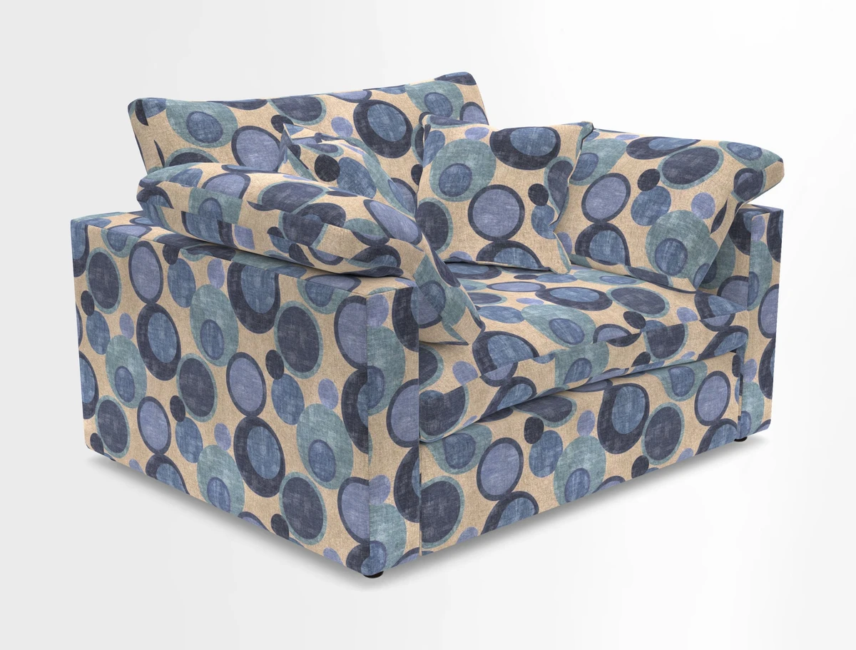 Big Softie Straight Arm Snuggler in Two Tone Plain Biscuit