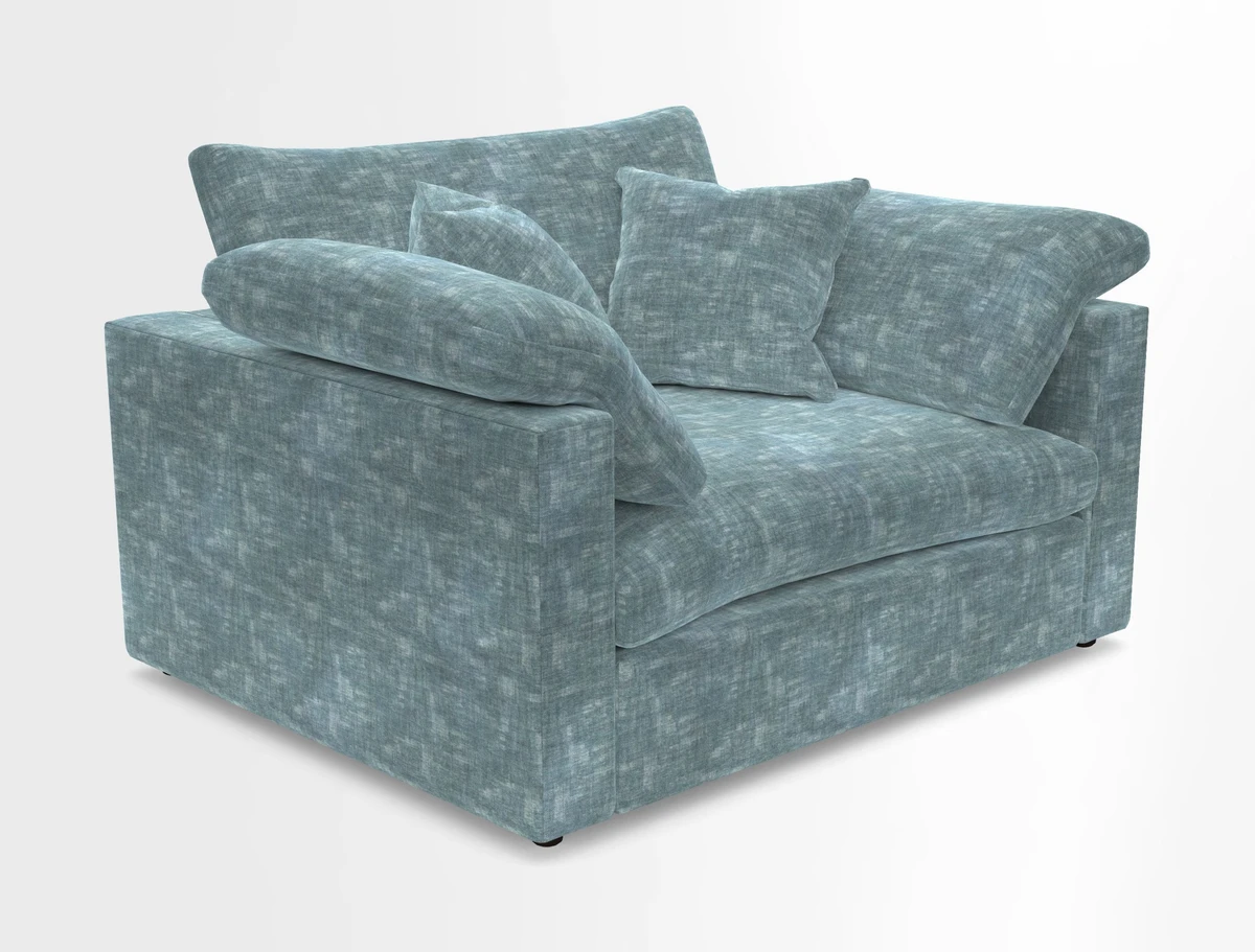 Big Softie Straight Arm Snuggler in Two Tone Plain Biscuit