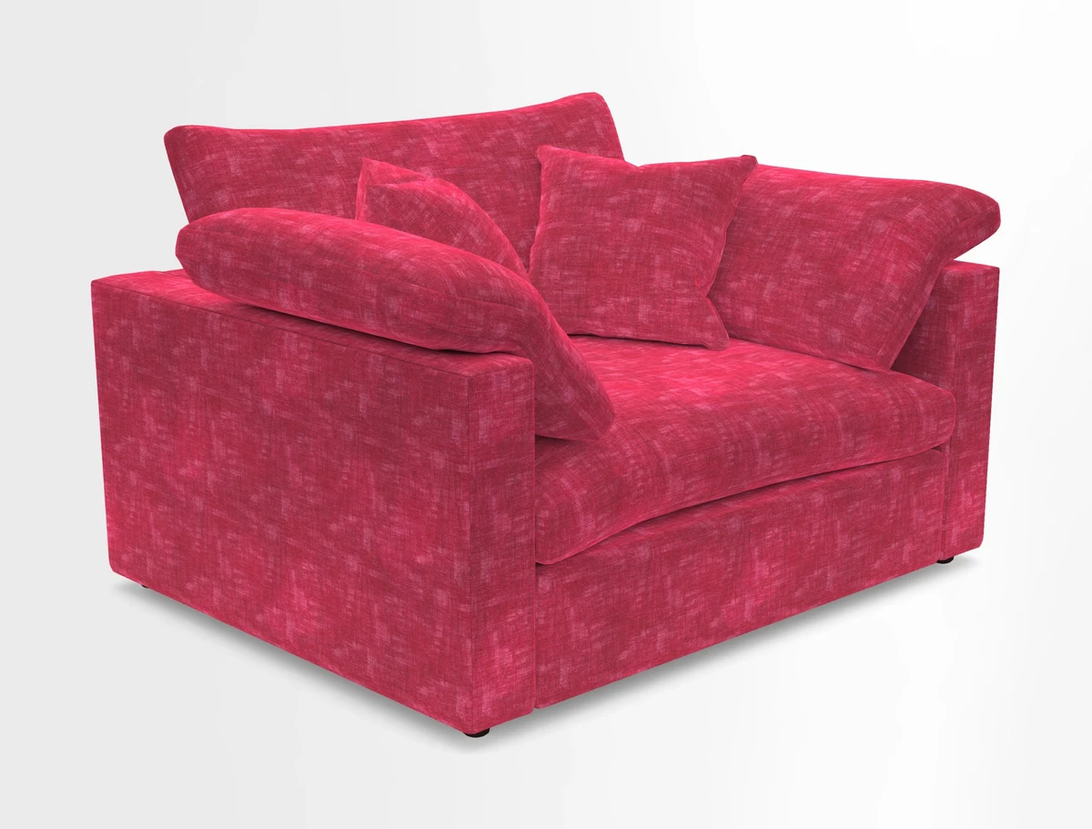 Big Softie Straight Arm Snuggler in Two Tone Plain Biscuit