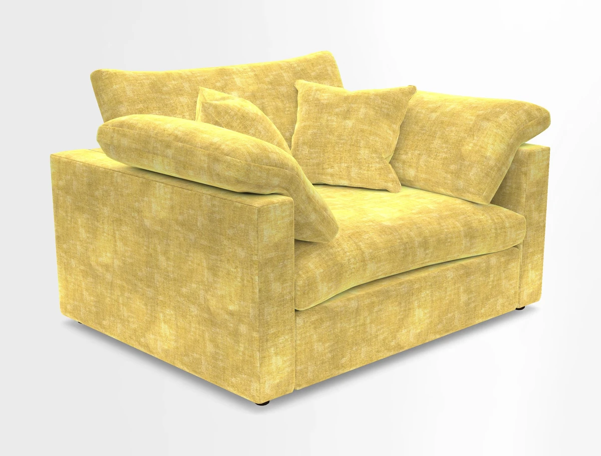 Big Softie Straight Arm Snuggler in Two Tone Plain Biscuit