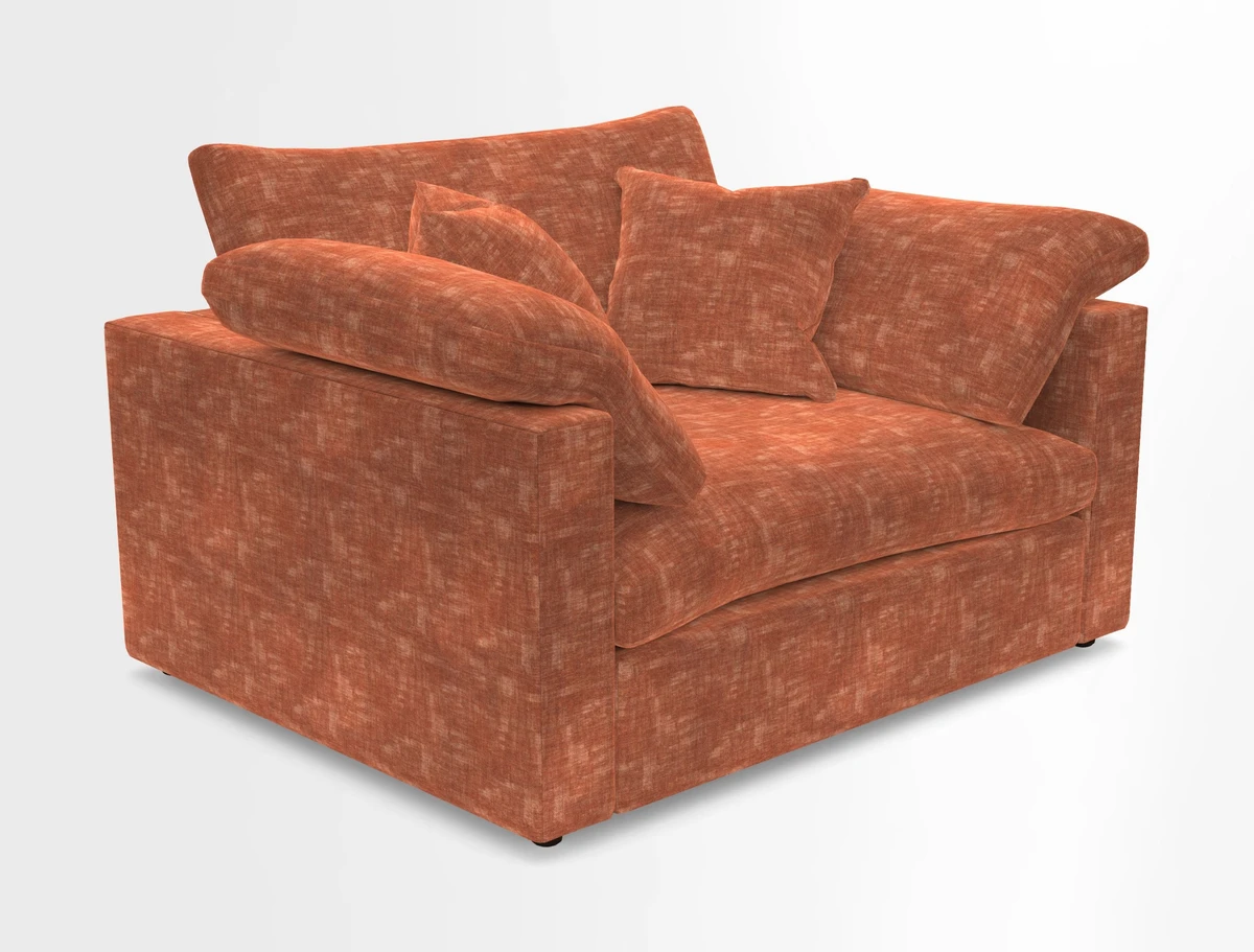 Big Softie Straight Arm Snuggler in Two Tone Plain Biscuit