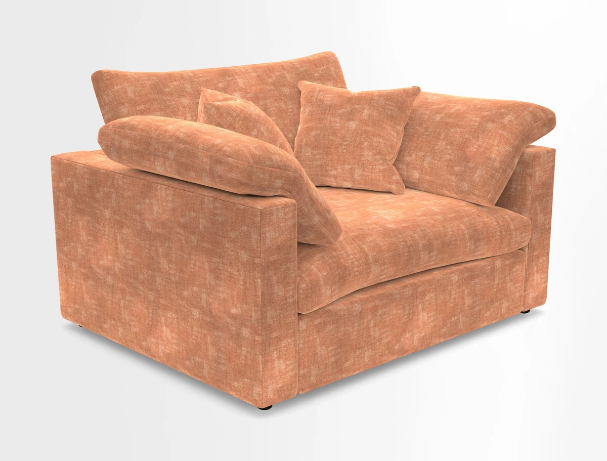 Big Softie Straight Arm Snuggler in Two Tone Plain Biscuit