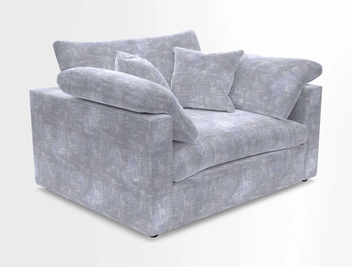 Big Softie Straight Arm Snuggler in Two Tone Plain Biscuit
