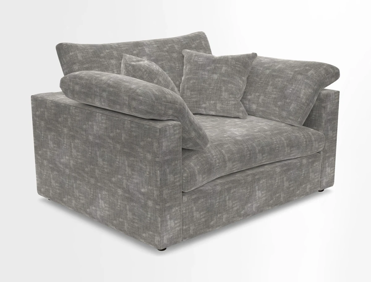 Big Softie Straight Arm Snuggler in Two Tone Plain Biscuit