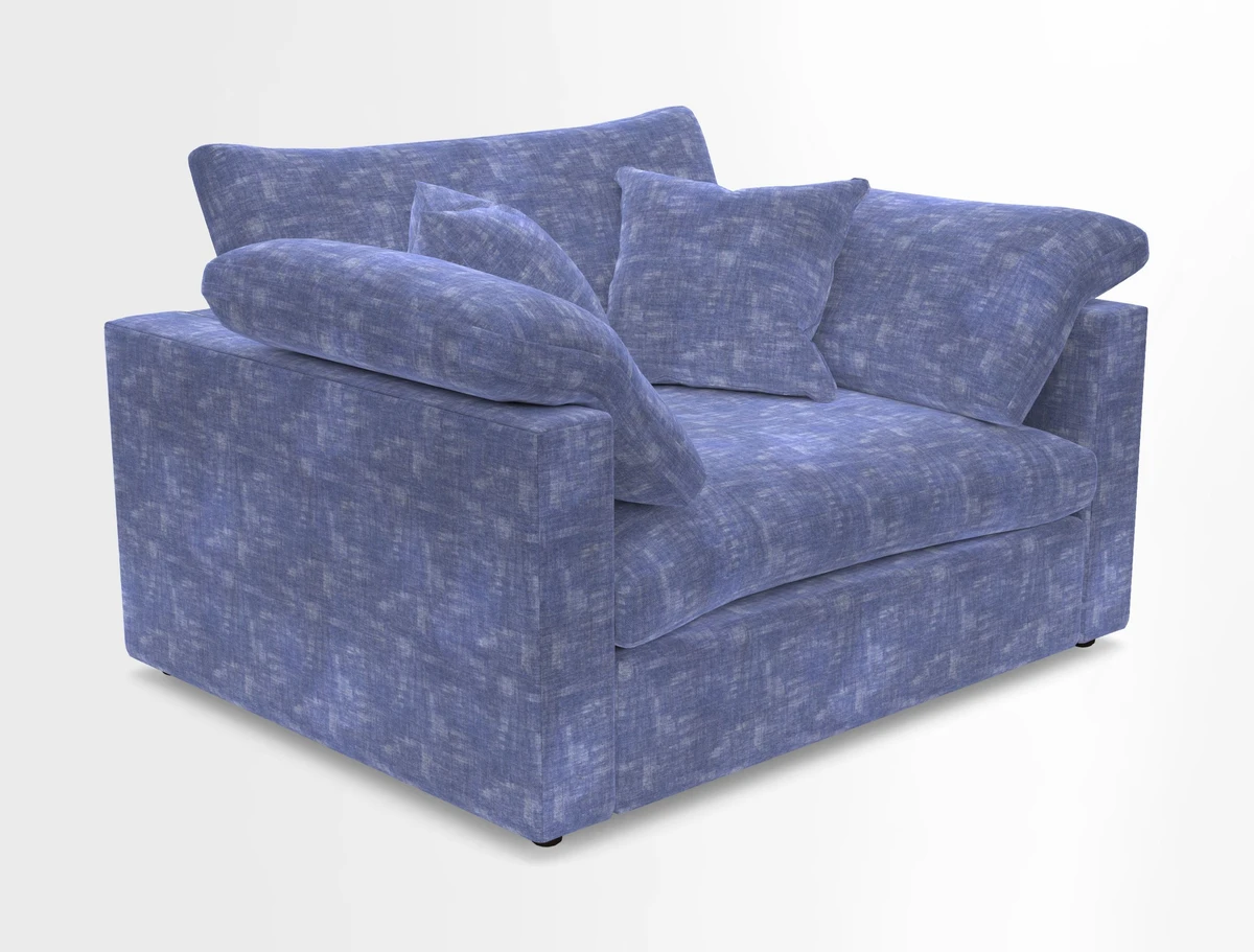 Big Softie Straight Arm Snuggler in Two Tone Plain Biscuit