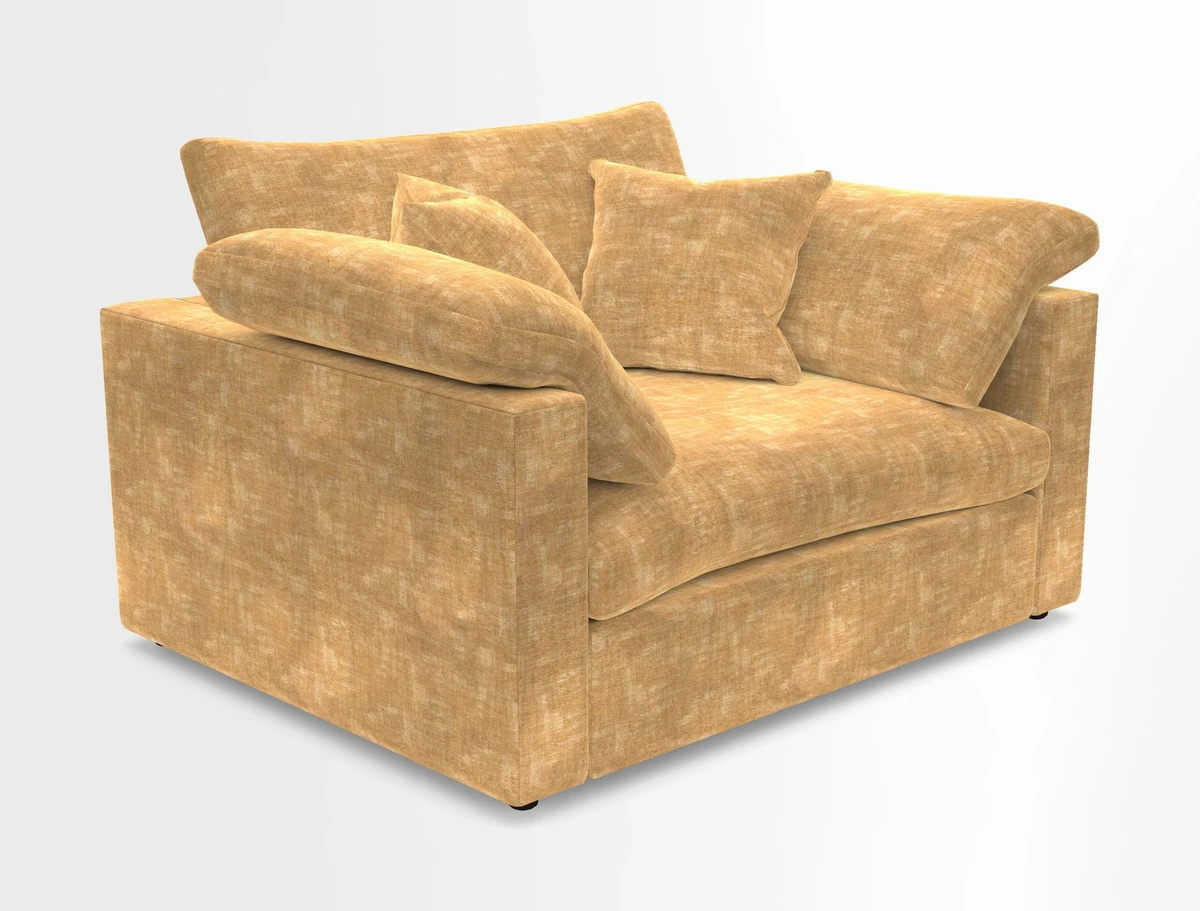 Big Softie Straight Arm Snuggler in Two Tone Plain Biscuit