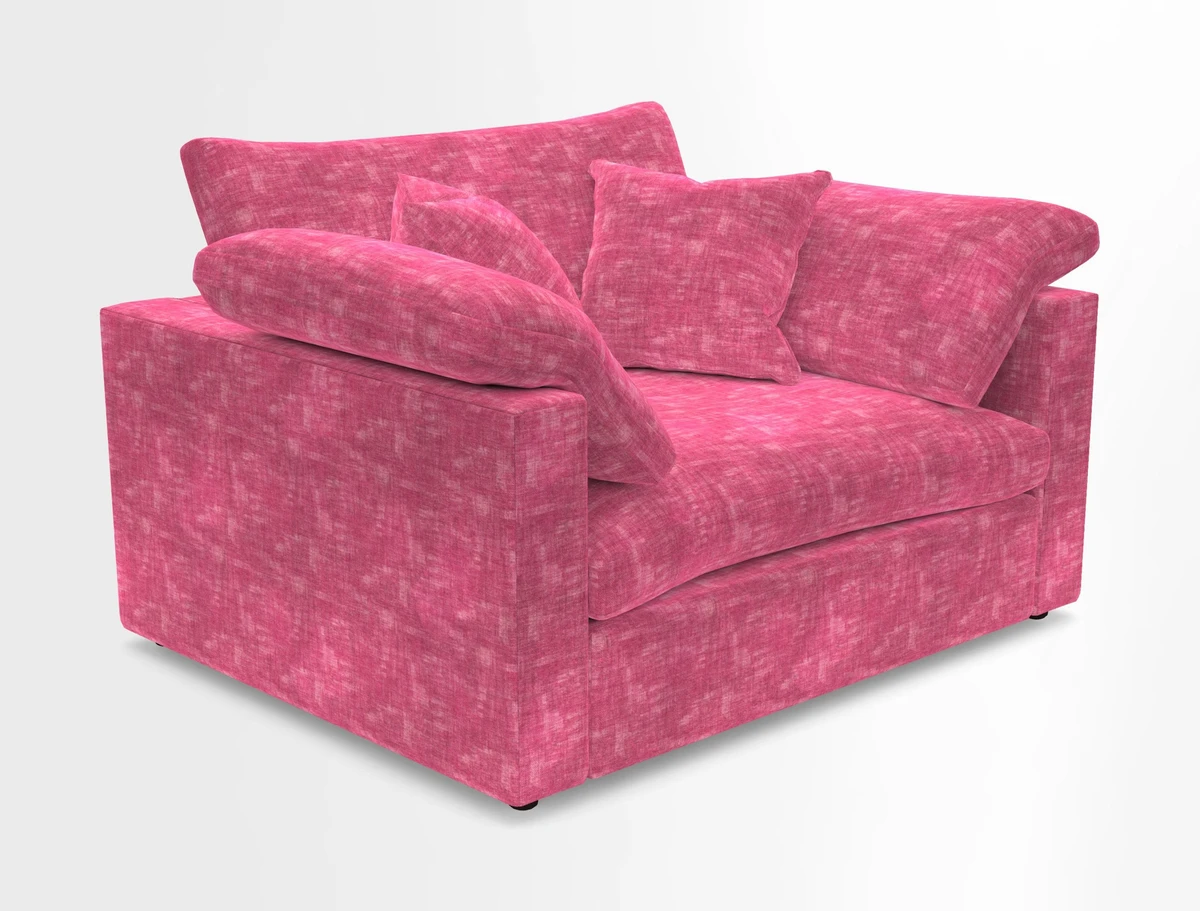 Big Softie Straight Arm Snuggler in Two Tone Plain Biscuit