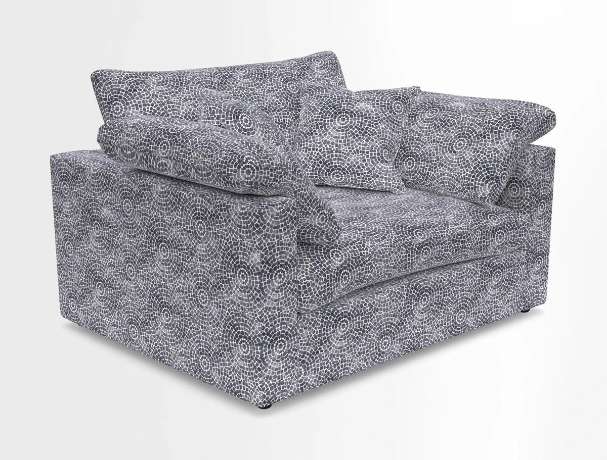 Big Softie Straight Arm Snuggler in Two Tone Plain Biscuit