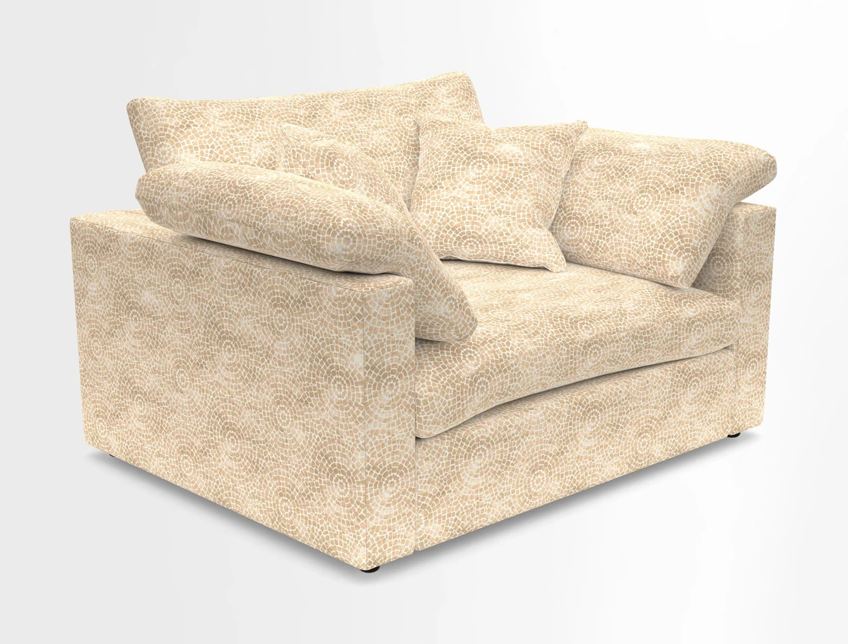 Big Softie Straight Arm Snuggler in Two Tone Plain Biscuit