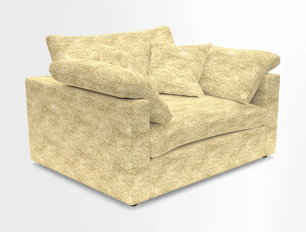 Big Softie Straight Arm Snuggler in Two Tone Plain Biscuit