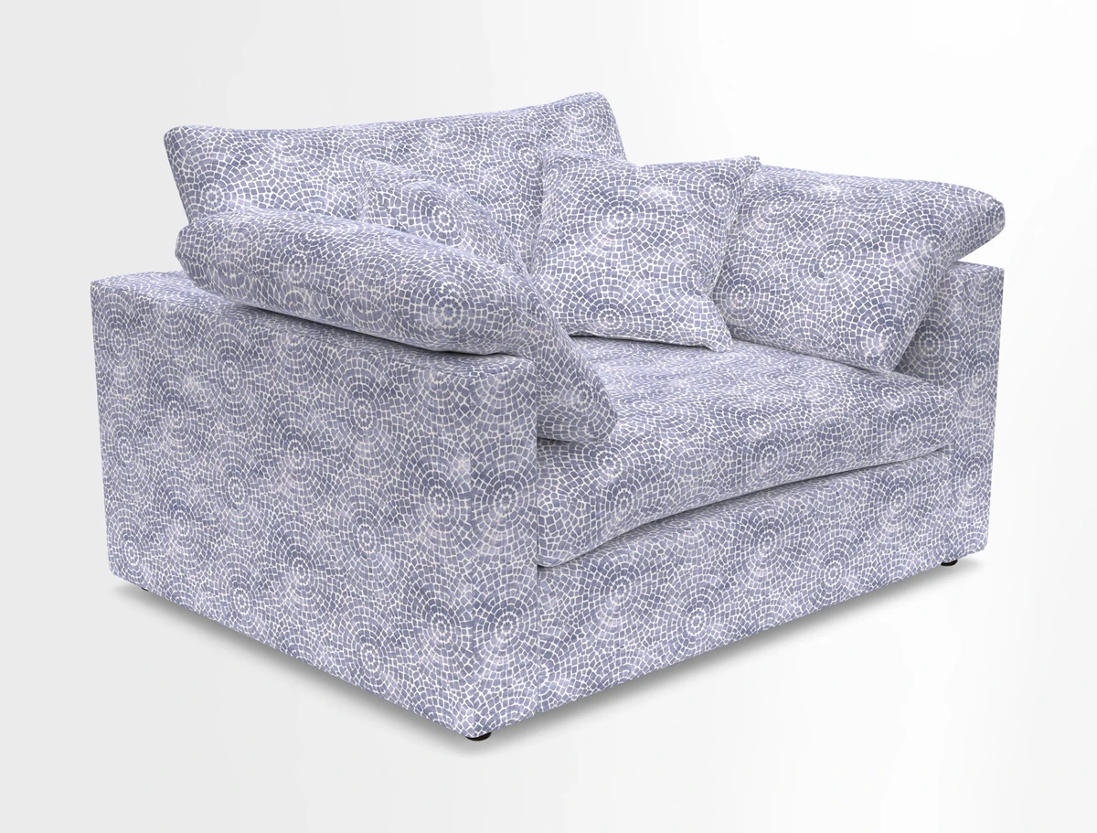 Big Softie Straight Arm Snuggler in Two Tone Plain Biscuit