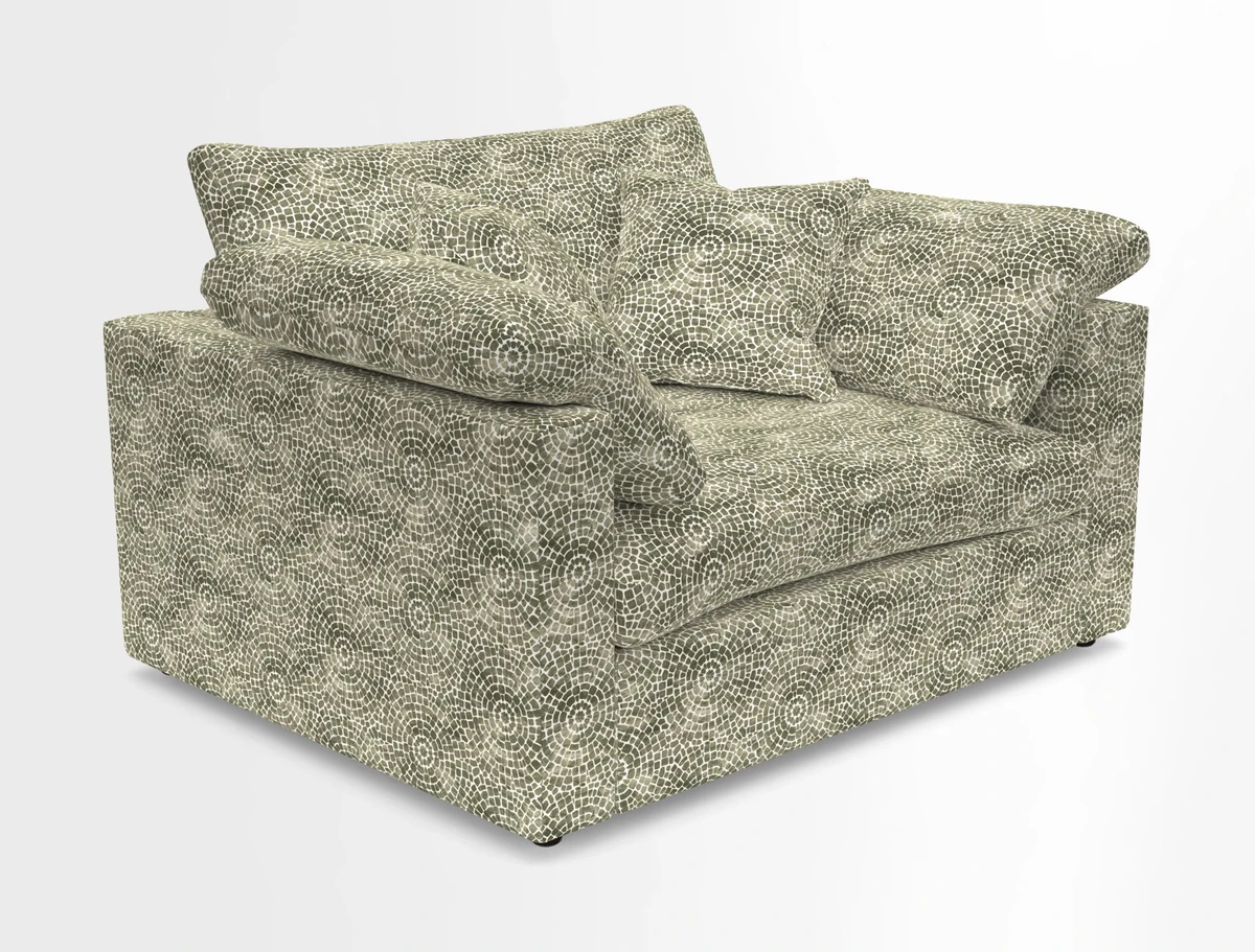 Big Softie Straight Arm Snuggler in Two Tone Plain Biscuit