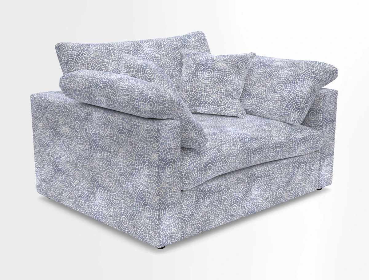 Big Softie Straight Arm Snuggler in Two Tone Plain Biscuit