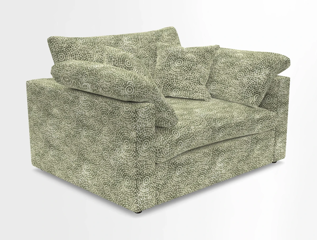 Big Softie Straight Arm Snuggler in Two Tone Plain Biscuit