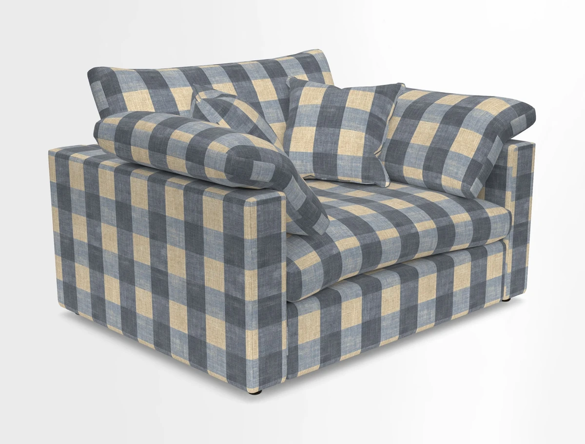 Big Softie Straight Arm Snuggler in Two Tone Plain Biscuit