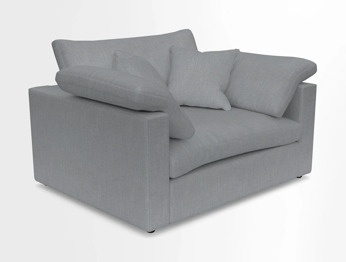 Big Softie Straight Arm Snuggler in Two Tone Plain Biscuit