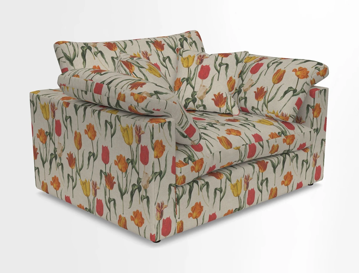 Big Softie Straight Arm Snuggler in Two Tone Plain Biscuit