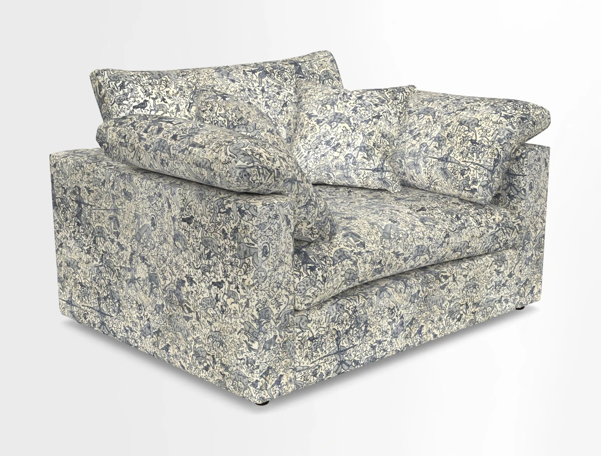 Big Softie Straight Arm Snuggler in Two Tone Plain Biscuit