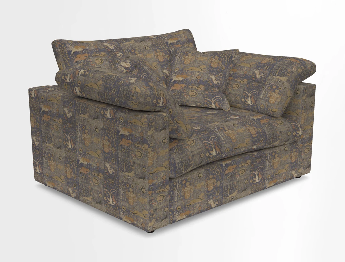 Big Softie Straight Arm Snuggler in Two Tone Plain Biscuit