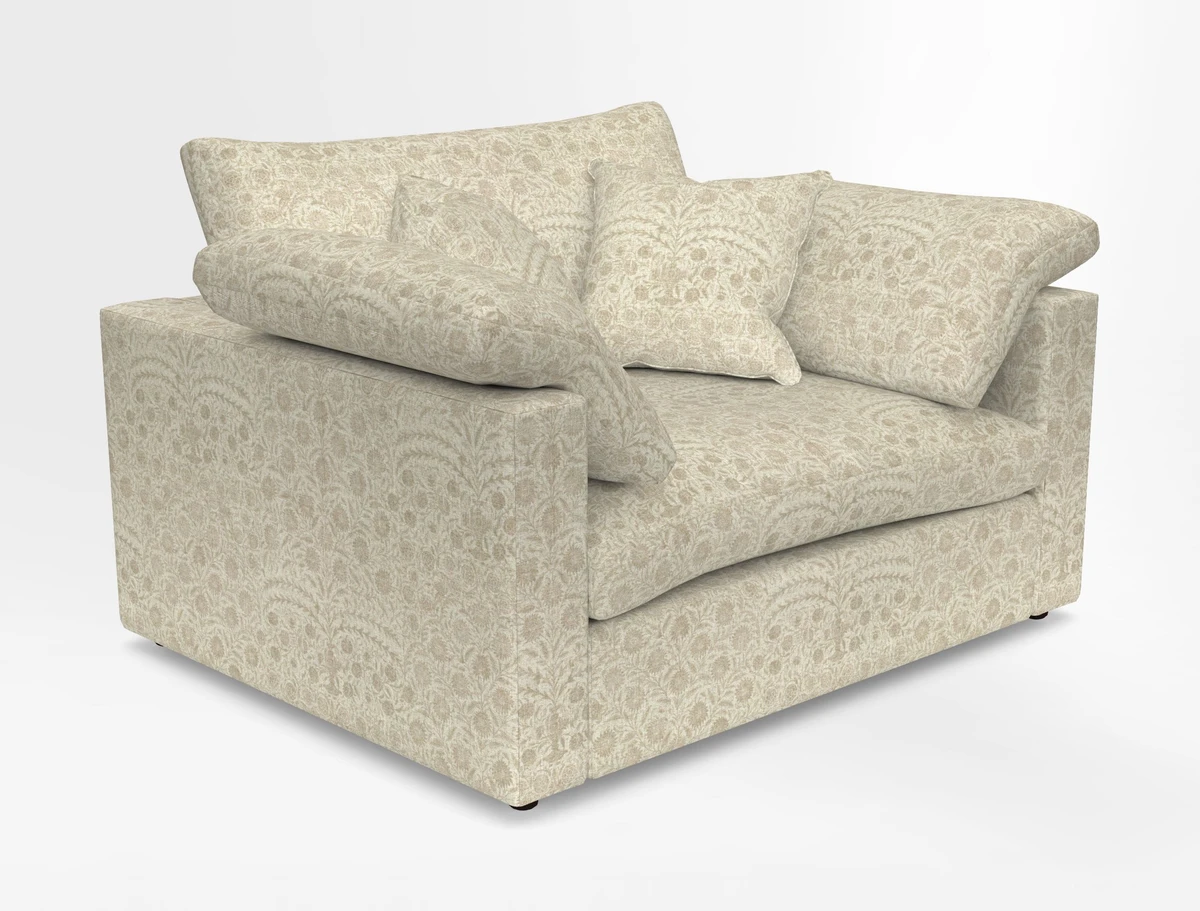 Big Softie Straight Arm Snuggler in Two Tone Plain Biscuit