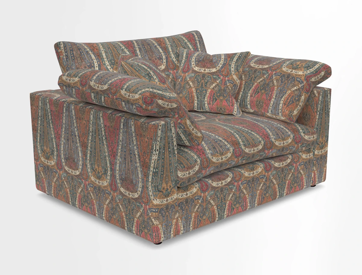 Big Softie Straight Arm Snuggler in Two Tone Plain Biscuit