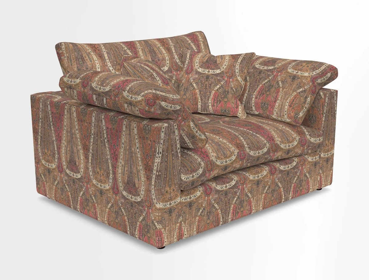 Big Softie Straight Arm Snuggler in Two Tone Plain Biscuit