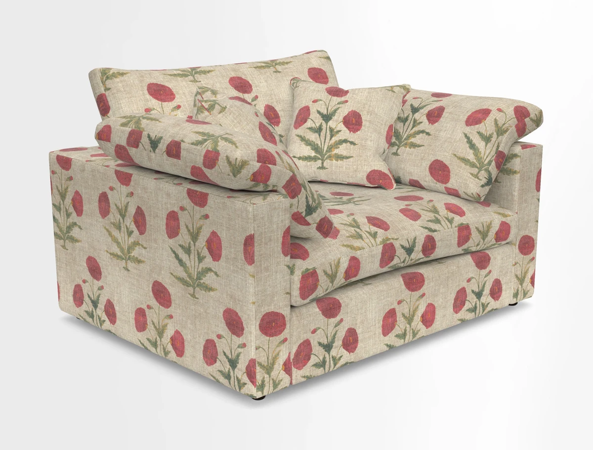 Big Softie Straight Arm Snuggler in Two Tone Plain Biscuit