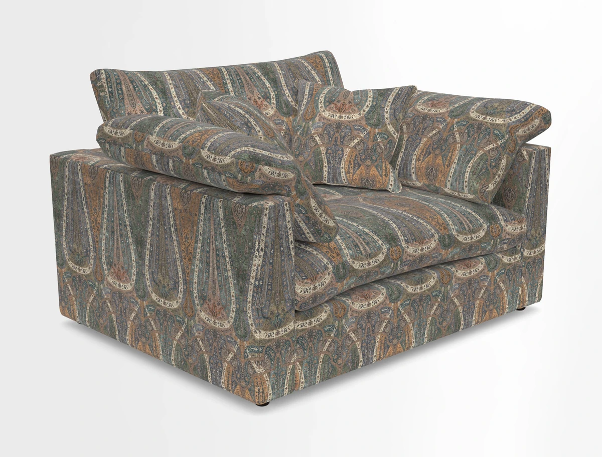 Big Softie Straight Arm Snuggler in Two Tone Plain Biscuit