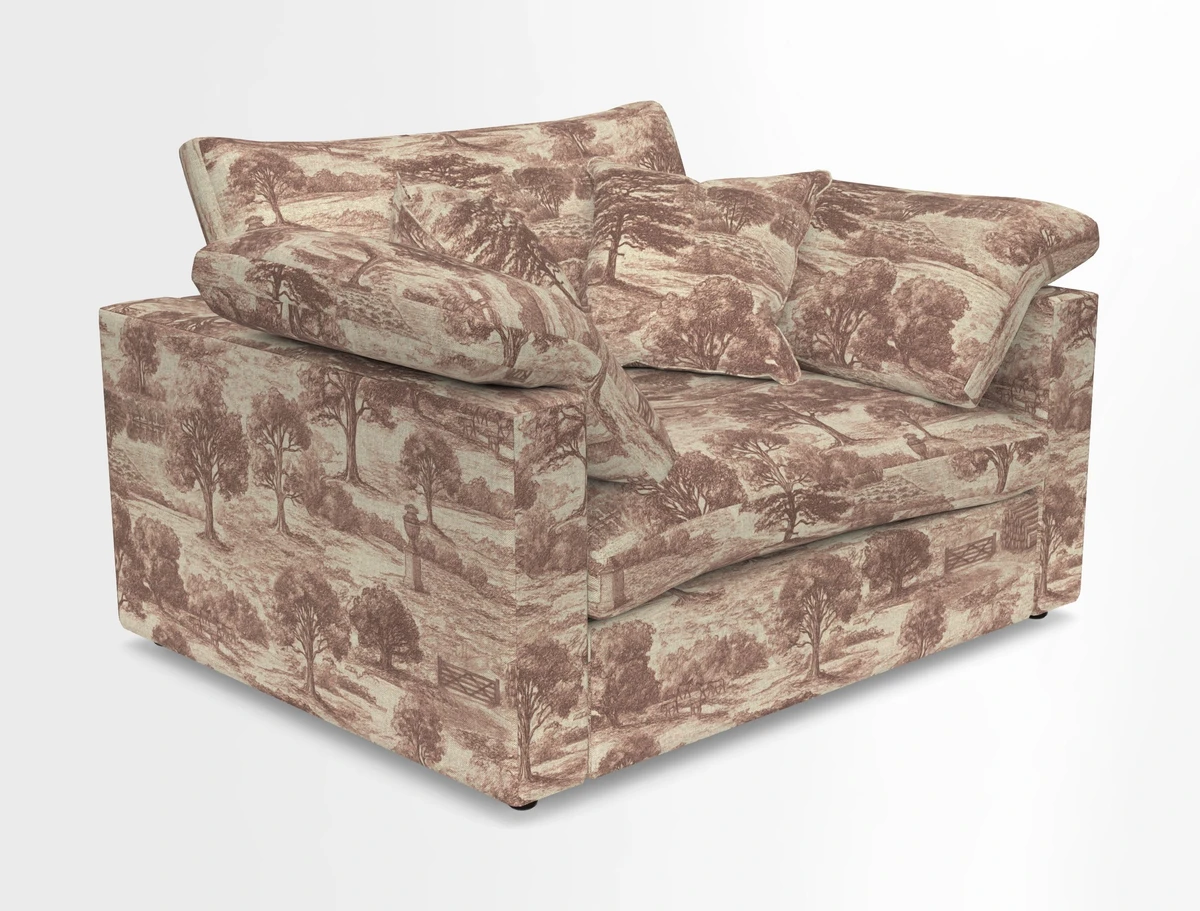 Big Softie Straight Arm Snuggler in Two Tone Plain Biscuit