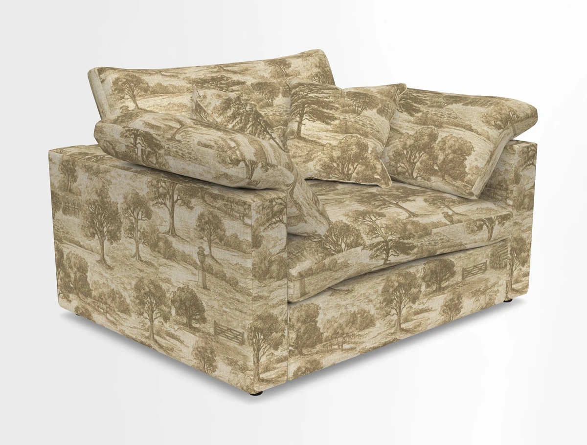 Big Softie Straight Arm Snuggler in Two Tone Plain Biscuit