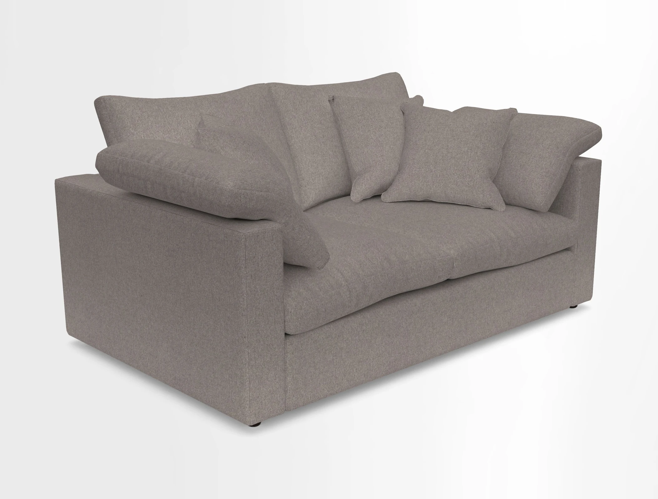Big Softie Straight Arm 3 Seater Sofa in Sahara Chalk