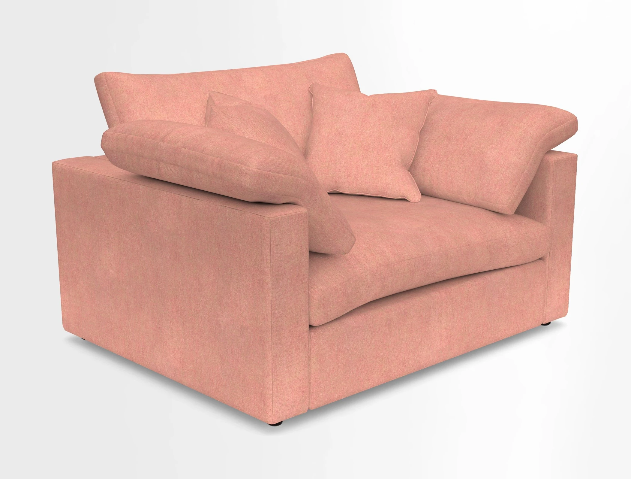 Big Softie Straight Arm Snuggler in Two Tone Plain Biscuit