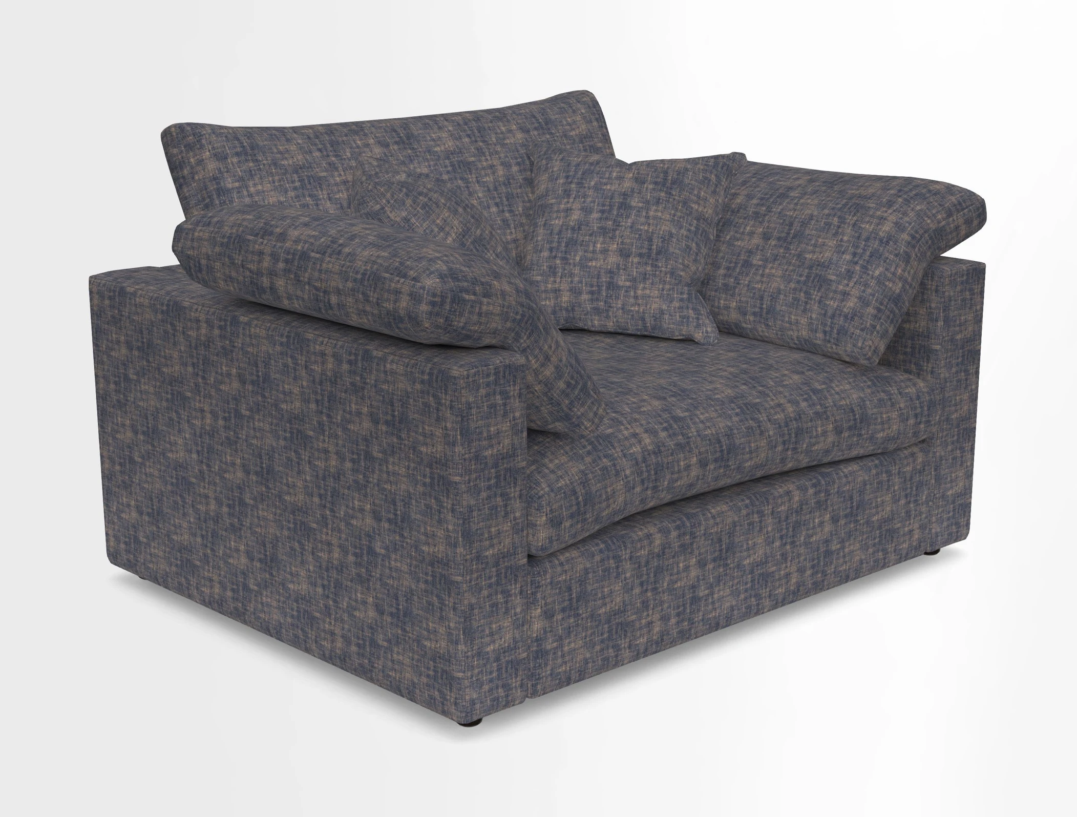 Big Softie Straight Arm Snuggler in Two Tone Plain Biscuit
